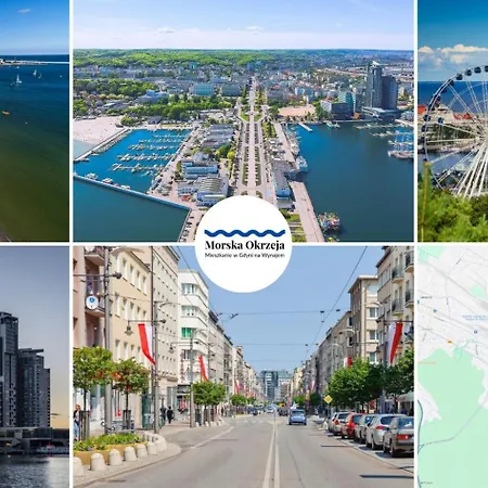 Morska Okrzeja - Sloneczne Mieszkanie Blisko Centrum Free Parking Гдыня